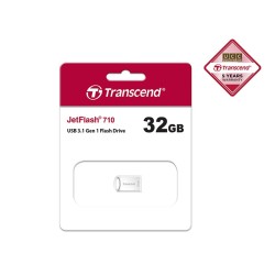 Transcend 32GB JetFlash 710 USB 3.1 Gen 1 Pen Drive Silver