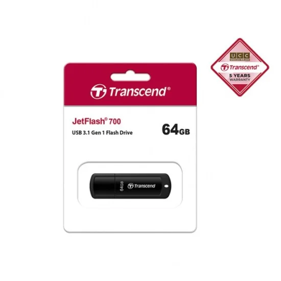 Transcend 64GB JetFlash 700 Pen Drive Black Price in BD