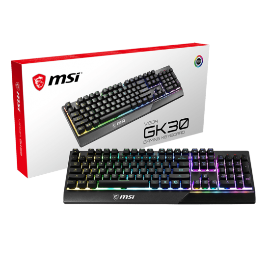 MSI Vigor GK30 US SOLID BASE WITH MECHANICAL SWITCHES KEYBOARD