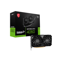MSI GeForce RTX 4060 VENTUS 2X BLACK 8G OC 8GB DDR6 Graphics Card