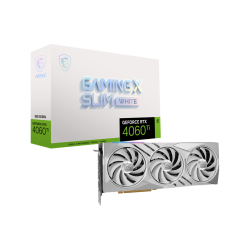 MSI GeForce RTX 4060 Ti Gaming X Slim White 16GB GDDR6 Graphics Card