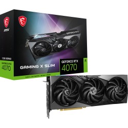 MSI GeForce RTX 4070 GAMING X  SLIM 12GB GDDR6X Graphics Card