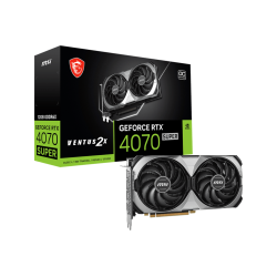 MSI GeForce RTX 4070 SUPER 12G VENTUS 2X OC 12GB GDDR6X Graphics Card