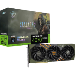 MSI GeForce RTX 4070 Ti SUPER 16G GAMING SLIM STALKER 2 EDITION 16GB GDDR6X Graphics Card