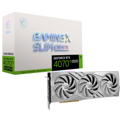 MSI GeForce RTX 4070 Ti SUPER 16G GAMING X SLIM WHITE 16GB GDDR6X Graphics Card