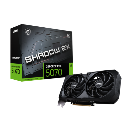 MSI GeForce RTX 5070 12G SHADOW 2X OC 12GB GDDR7 Graphics Card