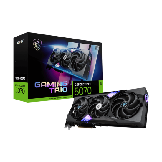 MSI GeForce RTX 5070  12G GAMING TRIO OC 12GB GDDR7 Graphics Card