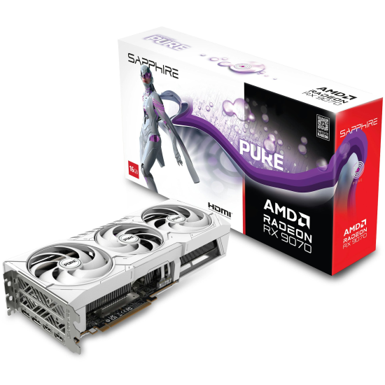 Sapphire Pure AMD Radeon RX 9070 16GB GDDR6 Graphics Card