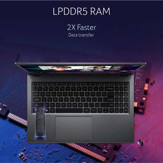 Acer Extensa 15 EX215-23-R2JD AMD Ryzen 3 7320U 15.6 Inch Full HD Display Laptop Steel Gray