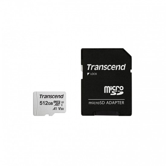 Transcend 512GB USD300S-A UHS-I U3A1 MicroSD Card With Adapter