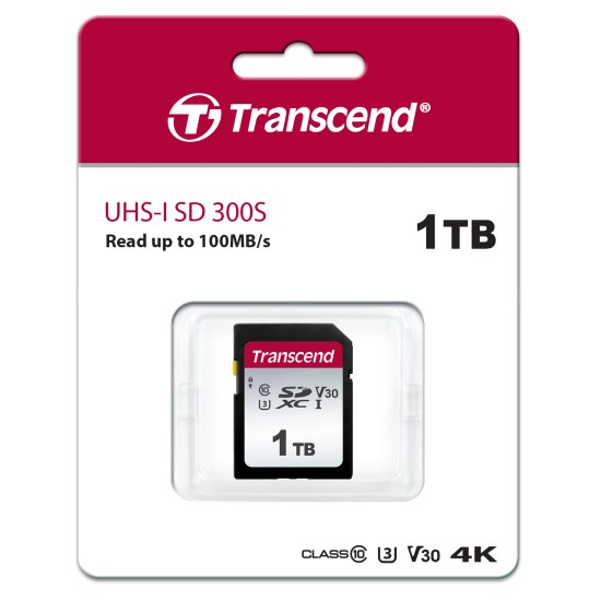 Transcend 1TB SDC300S UHS-I U3 SD Card