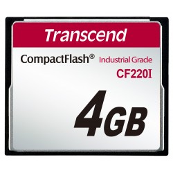 Transcend CF220I CompactFlash Industrial 4 GB SLC Compact Flash Card