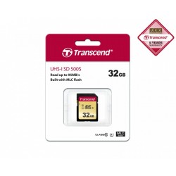Transcend 32GB SDC500S UHS-I U1 SD Card