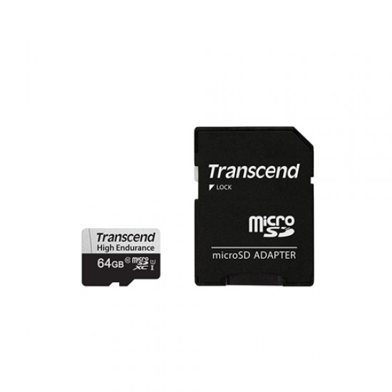 Transcend 128GB USD350V U1 High Endurance MicroSD Card With Adapter