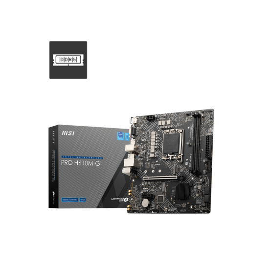 MSI PRO H610M-G DDR5 MOTHERBOARD