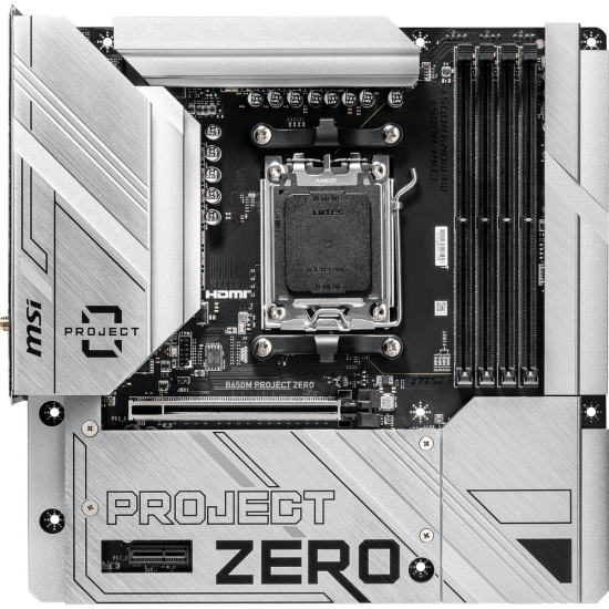 MSI B650M Project Zero AM5 M-ATX Motherboard