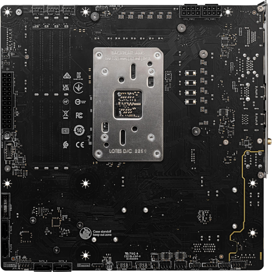 MSI B650M Project Zero AM5 M-ATX Motherboard