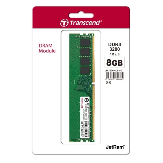 Transcend 8GB JM DDR4 3200 U-DIMM Desktop RAM Price in BD