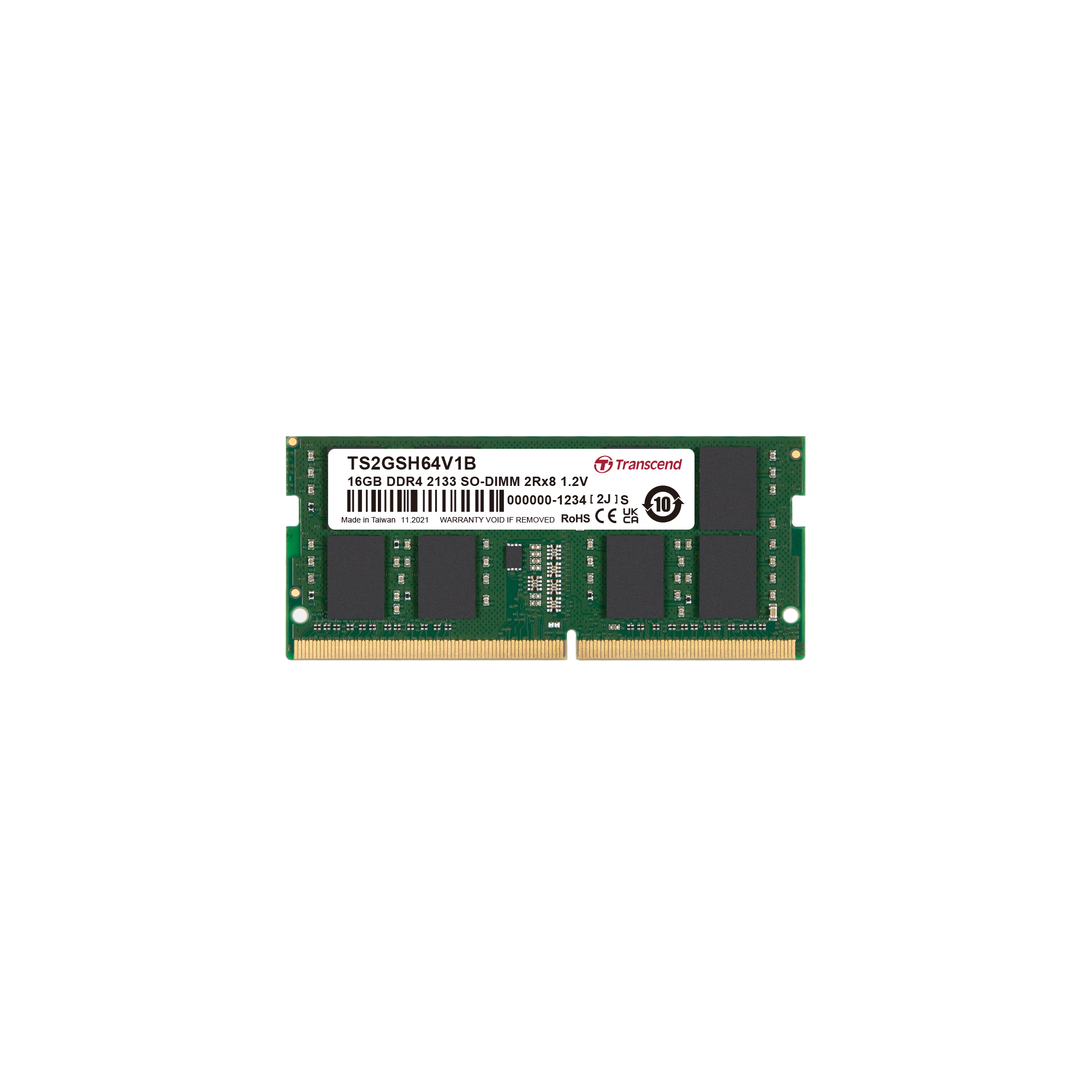 Transcend 16GB Unbuffered DDR4 2133MHz Embeded SO-DIMM Ram Price in BD