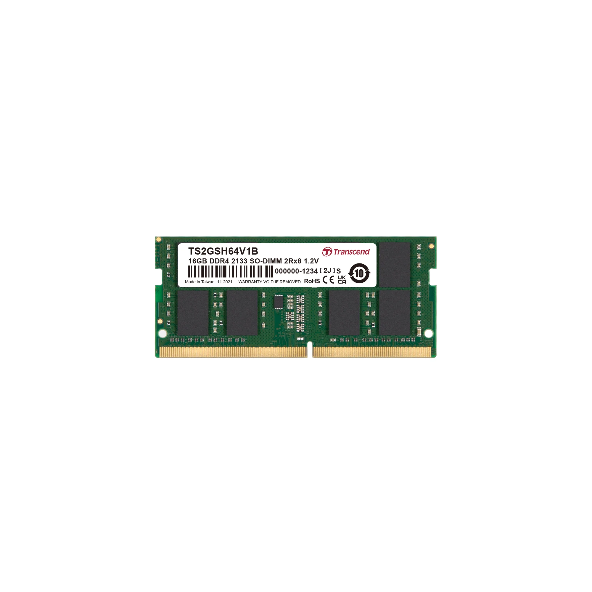 Transcend 16GB Unbuffered DDR4 2133MHz Embeded SO-DIMM Ram Price in BD