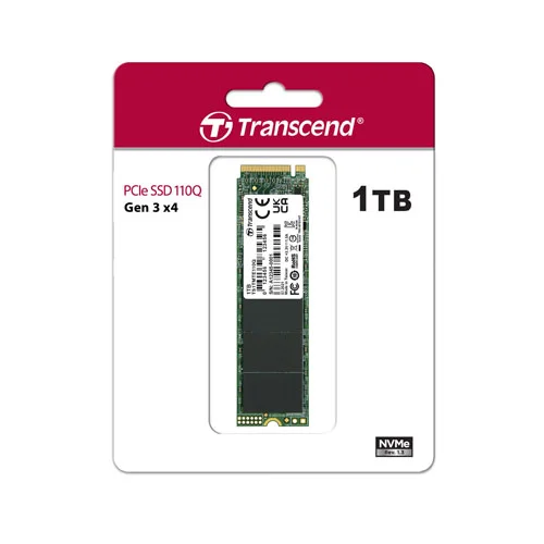 【新品未開封】Transcend PCIe SSD 110Q 1TB PCIe SSD 110Q | PCIe M.2 SSDs - Transcend Information, Inc.