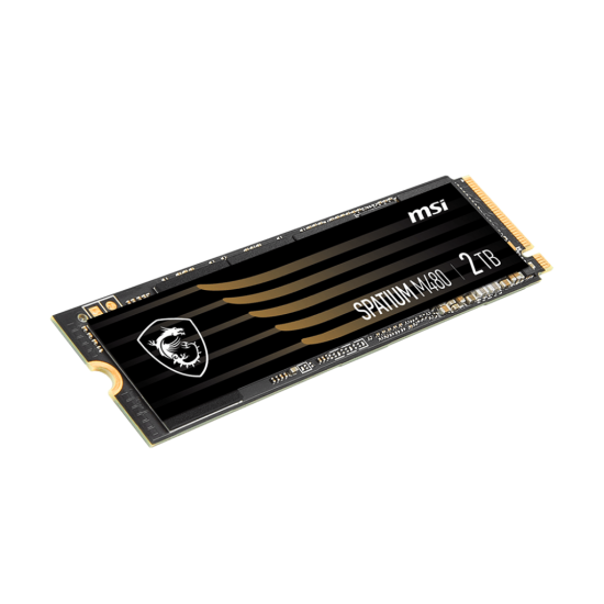 MSI SPATIUM M480 2TB  PCIe Gen4 NVMe M.2 Internal SSD