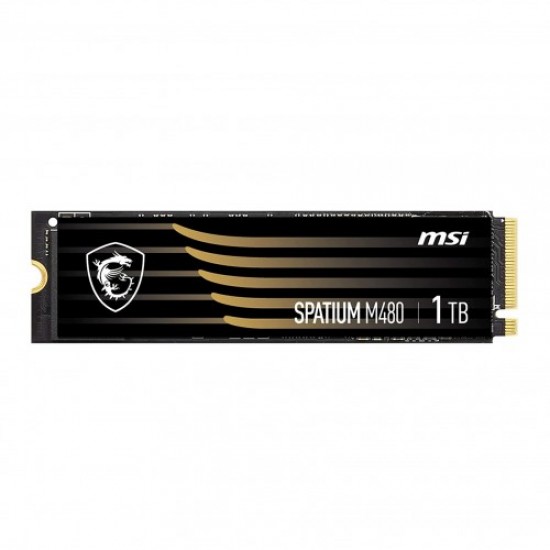 MSI SPATIUM M480 1TB  PCIe Gen4 NVMe M.2 Internal SSD