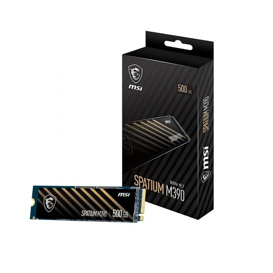 MSI SPATIUM M390 500GB PCIe Gen3x4 NVMe M.2 2280 SSD