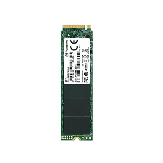 Transcend 1TB 112S M.2 2280 PCIe NVMe Gen3x4 3D TLC DRAM-Less Internal SSD