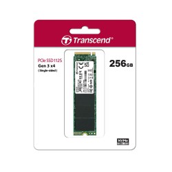 Transcend 256GB 112S M.2 2280 PCIe Gen3x4 NVMe DRAM-Less Internal SSD
