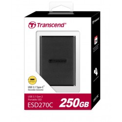 Transcend 250GB ESD270C USB 3.1 Gen 2 Type-C Portable SSD