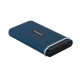 Transcend 500GB ESD370C USB 3.1 Gen 1 Gen 2 Type C Portable SSD Navy Blue