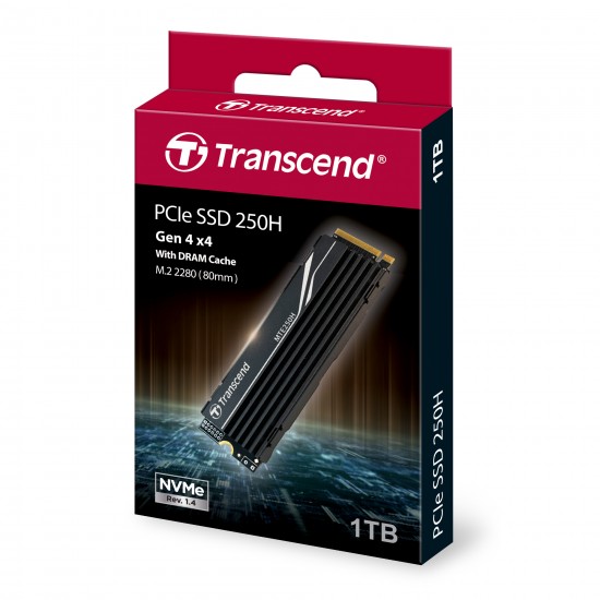 Transcend 1TB 250H M.2 2280 NVMe PCIe Gen4x4 SSD