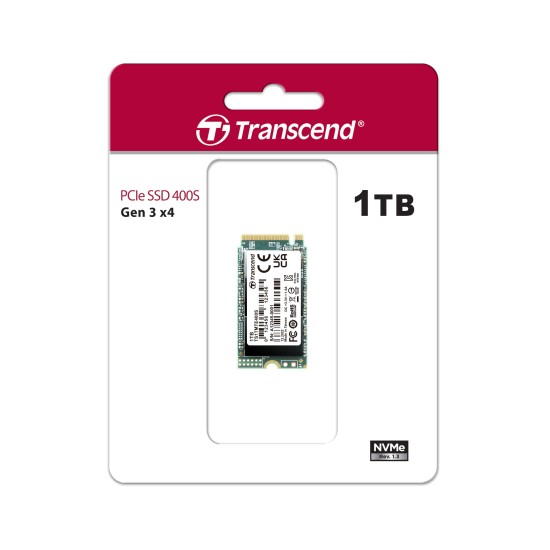 Transcend 1TB 400S M.2 NVMe PCIe Gen3 x4 2242 SSD