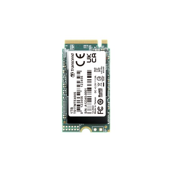 Transcend 1TB 400S M.2 NVMe PCIe Gen3 x4 2242 SSD