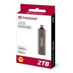 Transcend 2TB ESD330C Type C Portable SSD Brown
