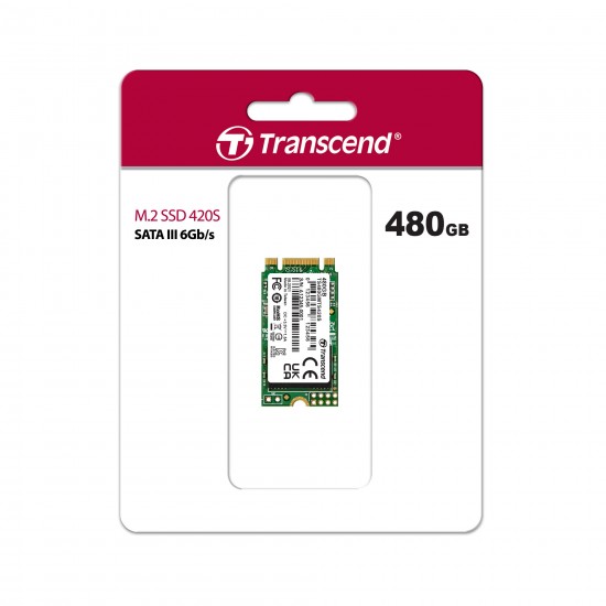 Transcend 480GB 420S M.2 2242 SATA III Internal SSD