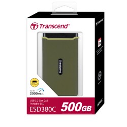 Transcend 500GB ESD380C USB 3.2 Gen 2x2 Type-C Portable SSD