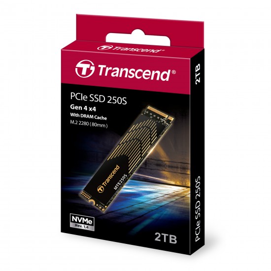 Transcend 1TB 250S M.2 2280 NVMe PCIe Gen4x4 SSD